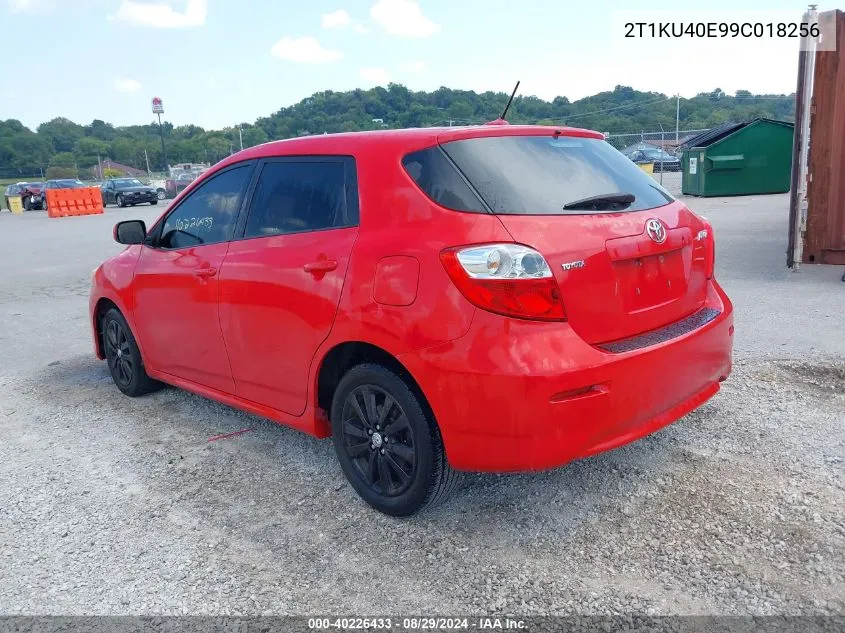 2T1KU40E99C018256 2009 Toyota Matrix