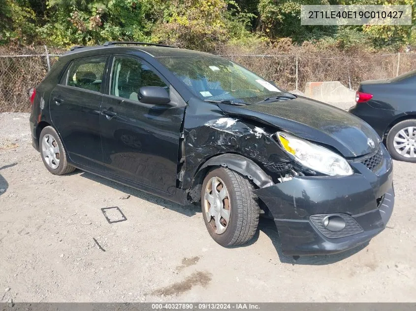 2T1LE40E19C010427 2009 Toyota Corolla Matrix S