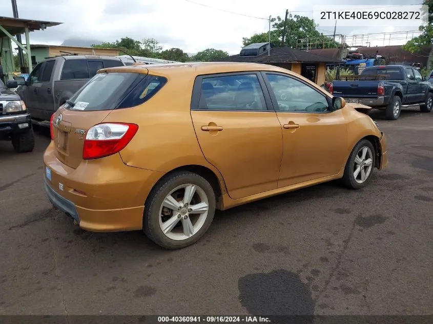 2T1KE40E69C028272 2009 Toyota Matrix S