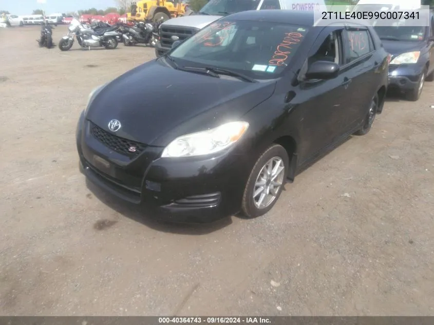 2T1LE40E99C007341 2009 Toyota Matrix S