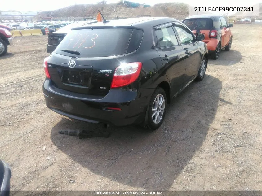 2T1LE40E99C007341 2009 Toyota Matrix S