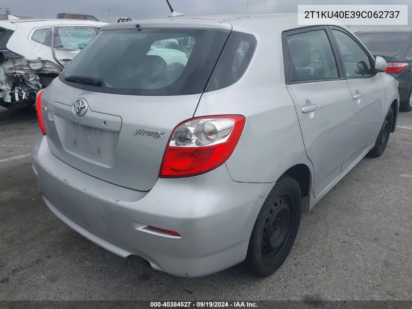 2T1KU40E39C062737 2009 Toyota Matrix