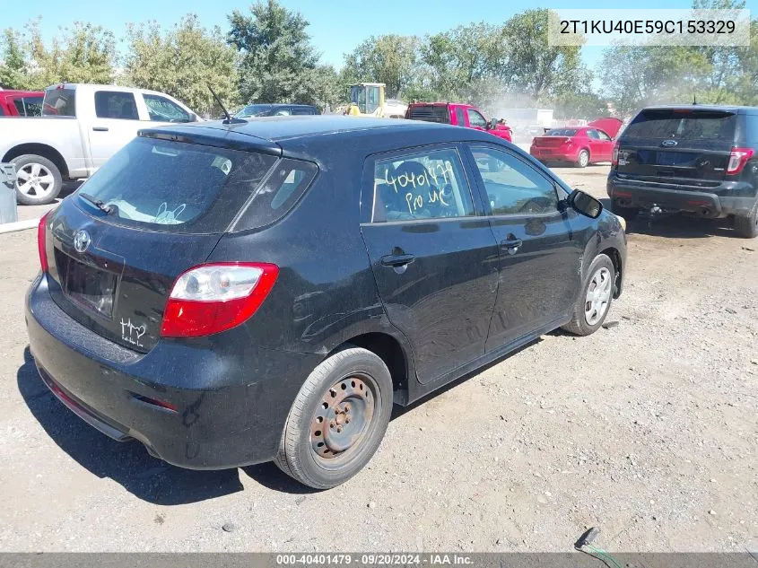 2009 Toyota Matrix VIN: 2T1KU40E59C153329 Lot: 40401479