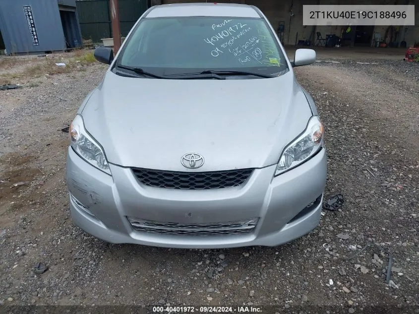 2T1KU40E19C188496 2009 Toyota Matrix