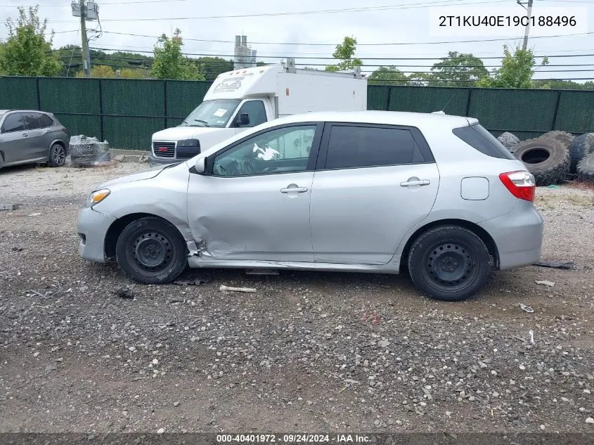 2009 Toyota Matrix VIN: 2T1KU40E19C188496 Lot: 40401972