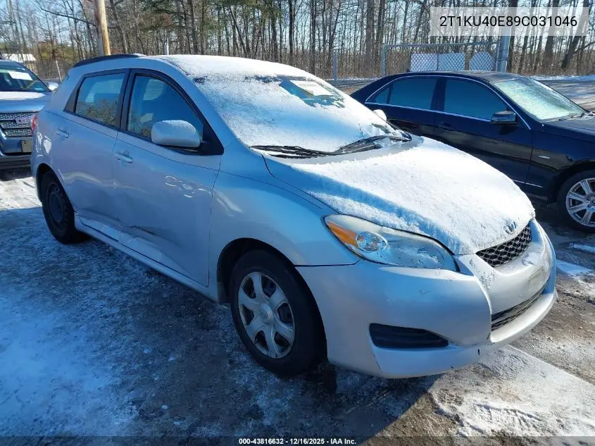 2T1KU40E89C031046 2009 Toyota Matrix