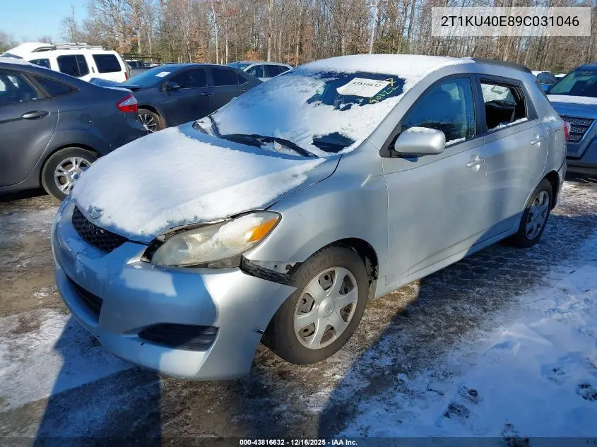 2T1KU40E89C031046 2009 Toyota Matrix