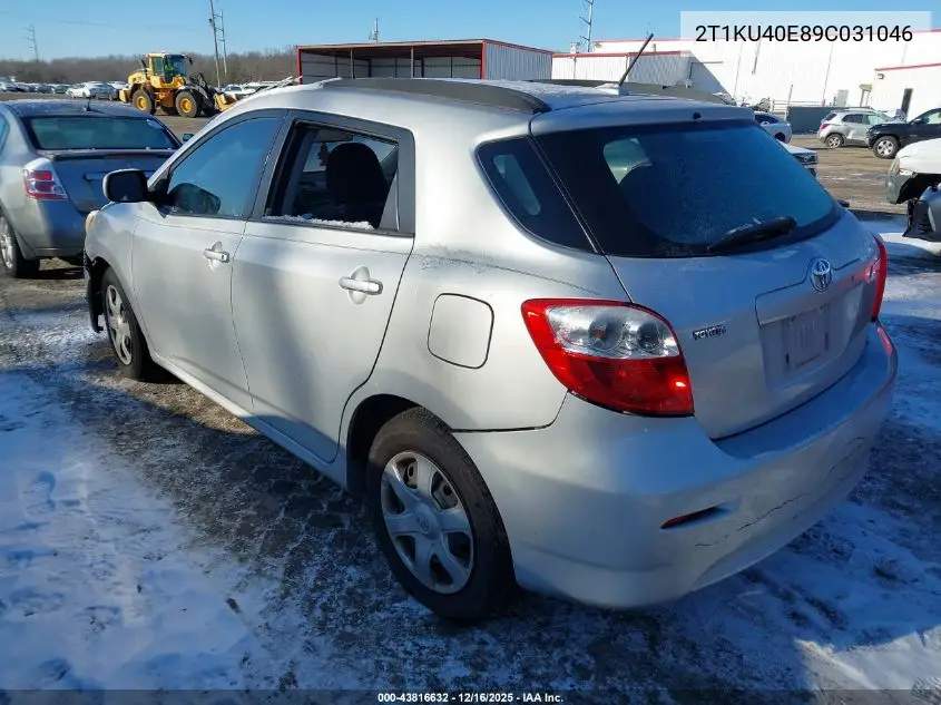 2T1KU40E89C031046 2009 Toyota Matrix