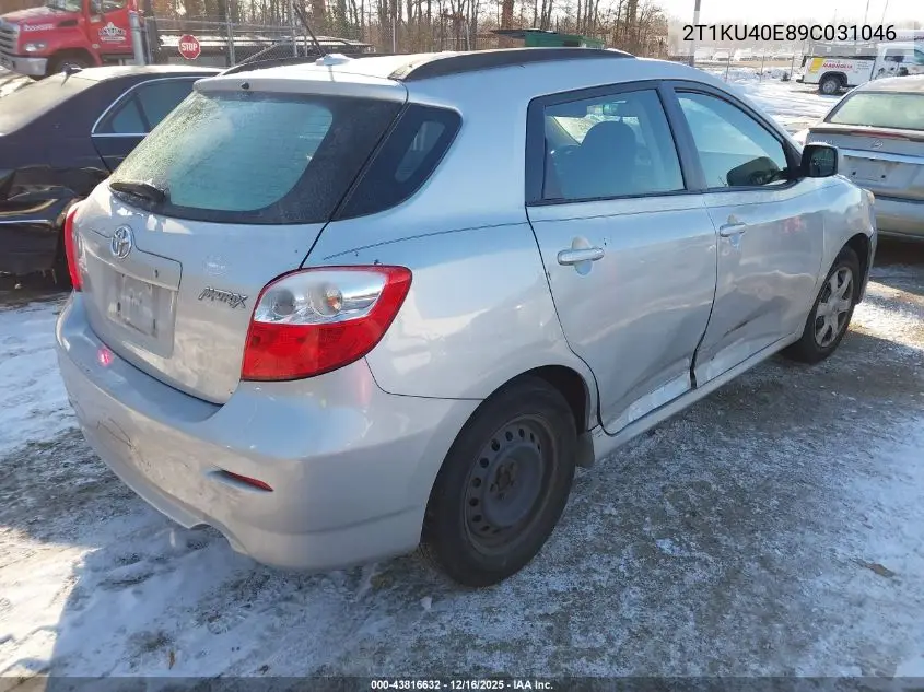 2T1KU40E89C031046 2009 Toyota Matrix