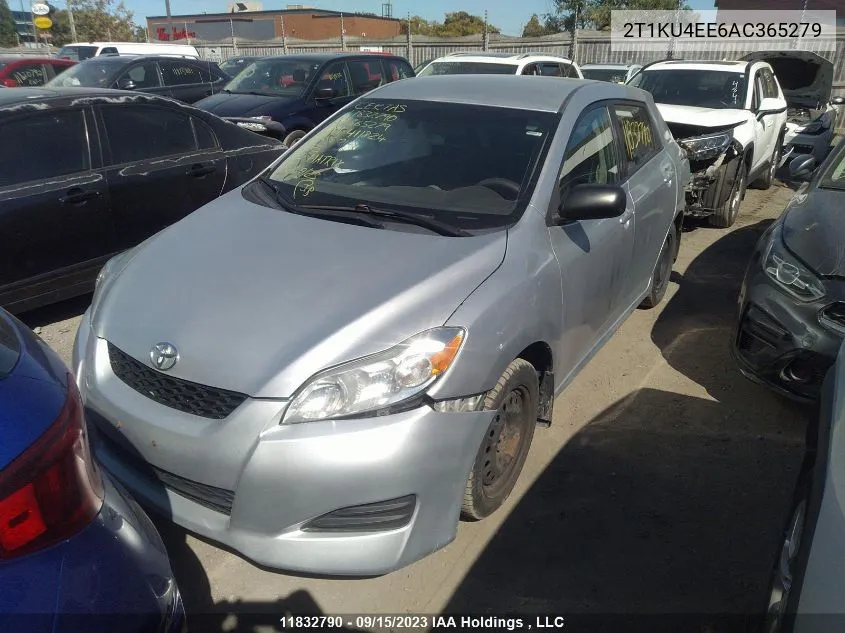 2T1KU4EE6AC365279 2010 Toyota Matrix