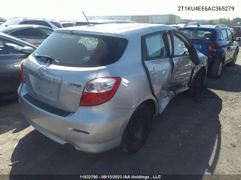 2T1KU4EE6AC365279 2010 Toyota Matrix