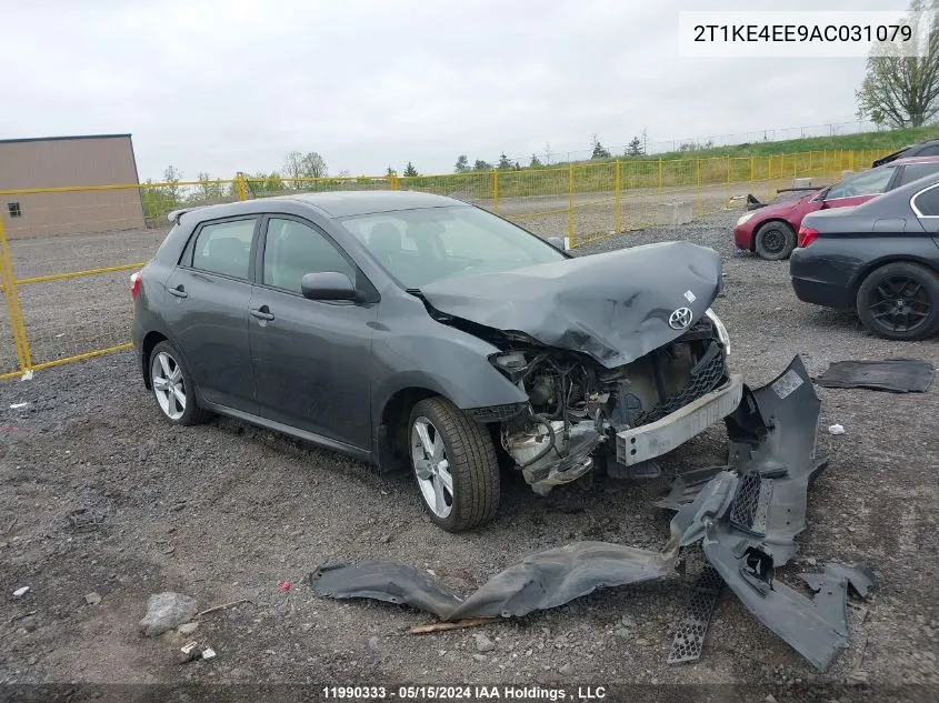 2010 Toyota Corolla Matrix S VIN: 2T1KE4EE9AC031079 Lot: 11990333