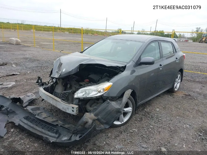 2010 Toyota Corolla Matrix S VIN: 2T1KE4EE9AC031079 Lot: 11990333