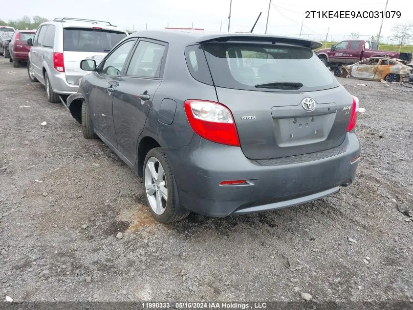 2010 Toyota Corolla Matrix S VIN: 2T1KE4EE9AC031079 Lot: 11990333