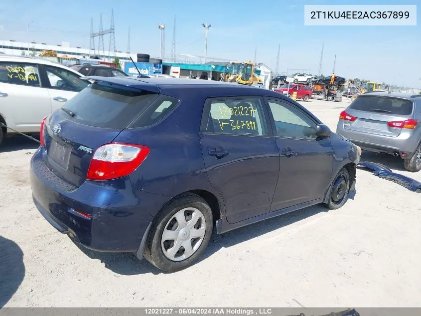 2T1KU4EE2AC367899 2010 Toyota Matrix