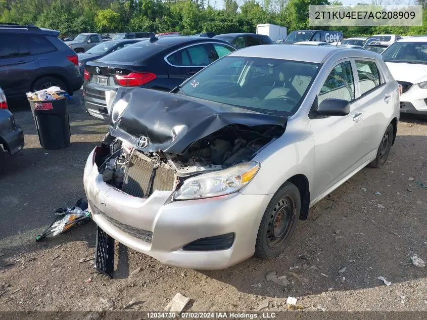 2010 Toyota Matrix VIN: 2T1KU4EE7AC208909 Lot: 12034730