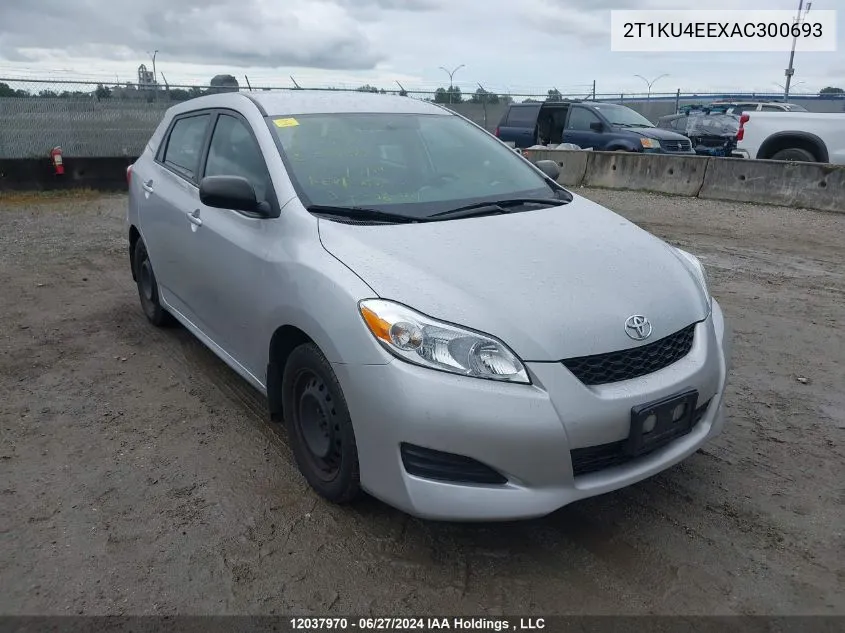 2T1KU4EEXAC300693 2010 Toyota Matrix