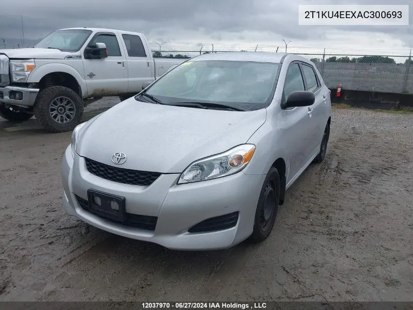 2010 Toyota Matrix VIN: 2T1KU4EEXAC300693 Lot: 12037970