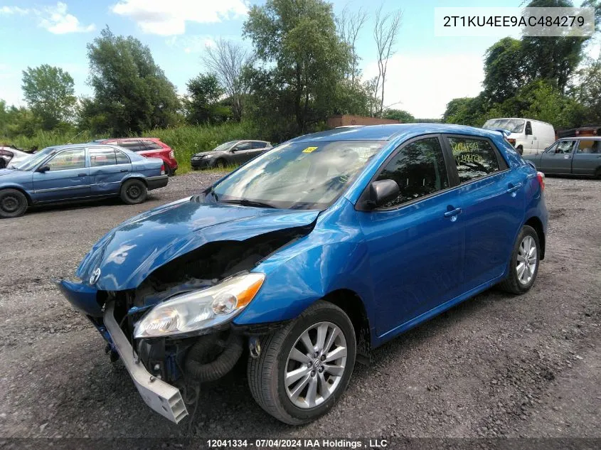 2010 Toyota Matrix Wagon VIN: 2T1KU4EE9AC484279 Lot: 12041334