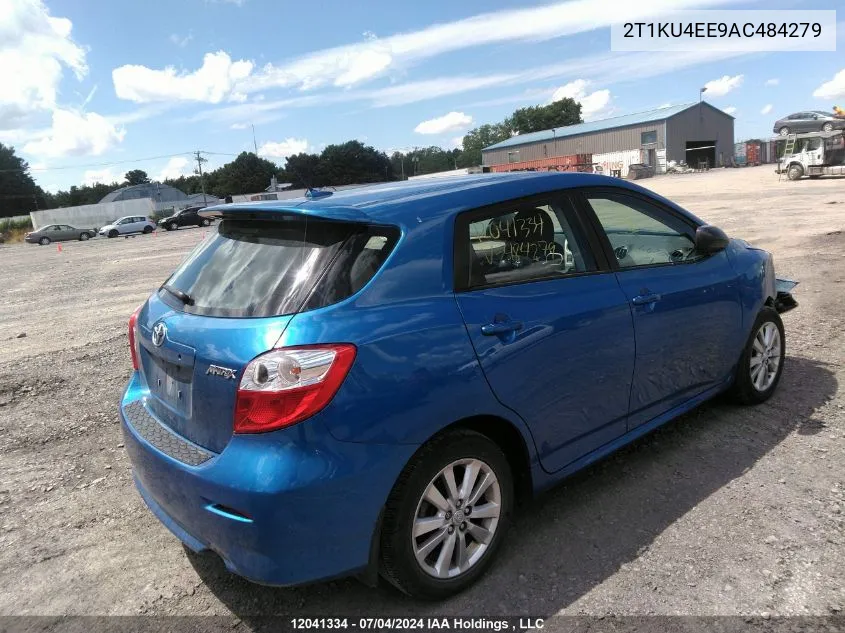 2010 Toyota Matrix Wagon VIN: 2T1KU4EE9AC484279 Lot: 12041334