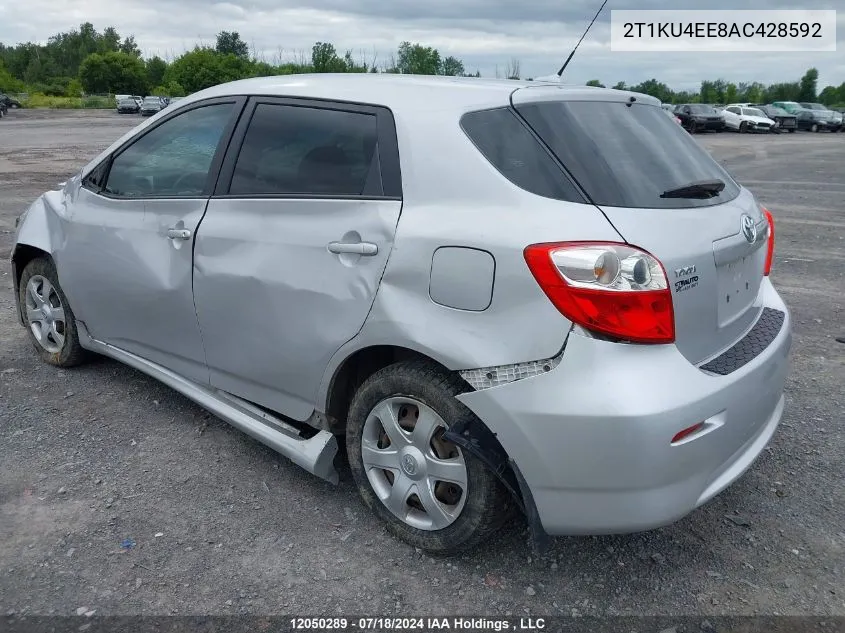 2010 Toyota Corolla Matrix VIN: 2T1KU4EE8AC428592 Lot: 12050289