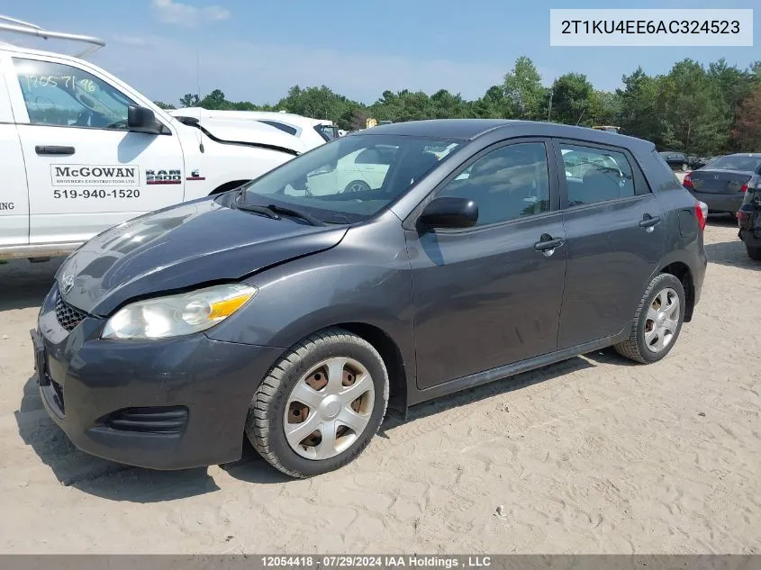 2010 Toyota Matrix Wagon VIN: 2T1KU4EE6AC324523 Lot: 12054418