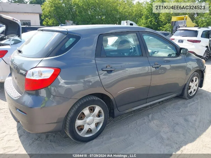 2010 Toyota Matrix Wagon VIN: 2T1KU4EE6AC324523 Lot: 12054418