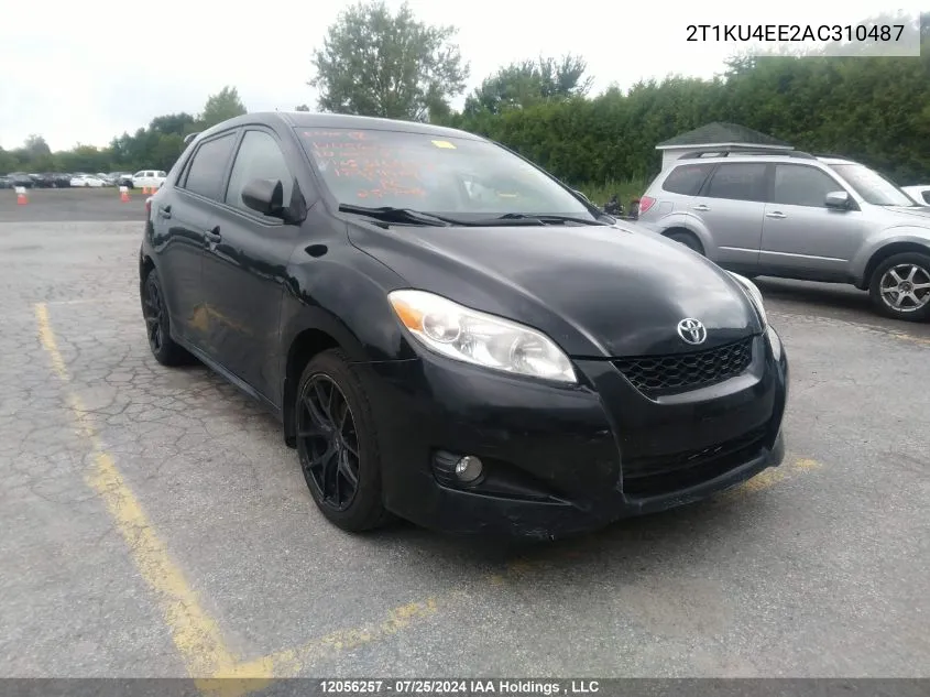 2010 Toyota Matrix Wagon VIN: 2T1KU4EE2AC310487 Lot: 12056257