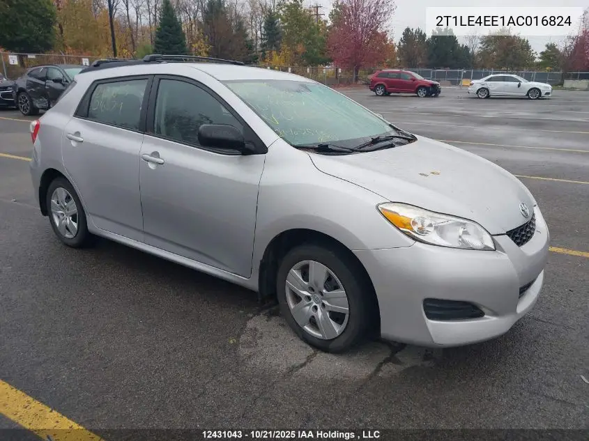 2T1LE4EE1AC016824 2010 Toyota Matrix