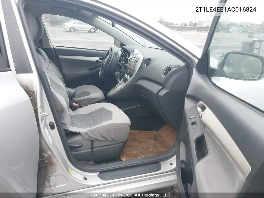 2T1LE4EE1AC016824 2010 Toyota Matrix