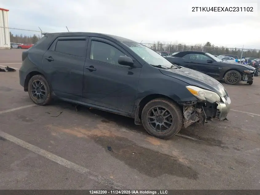 2T1KU4EEXAC231102 2010 Toyota Matrix Wagon