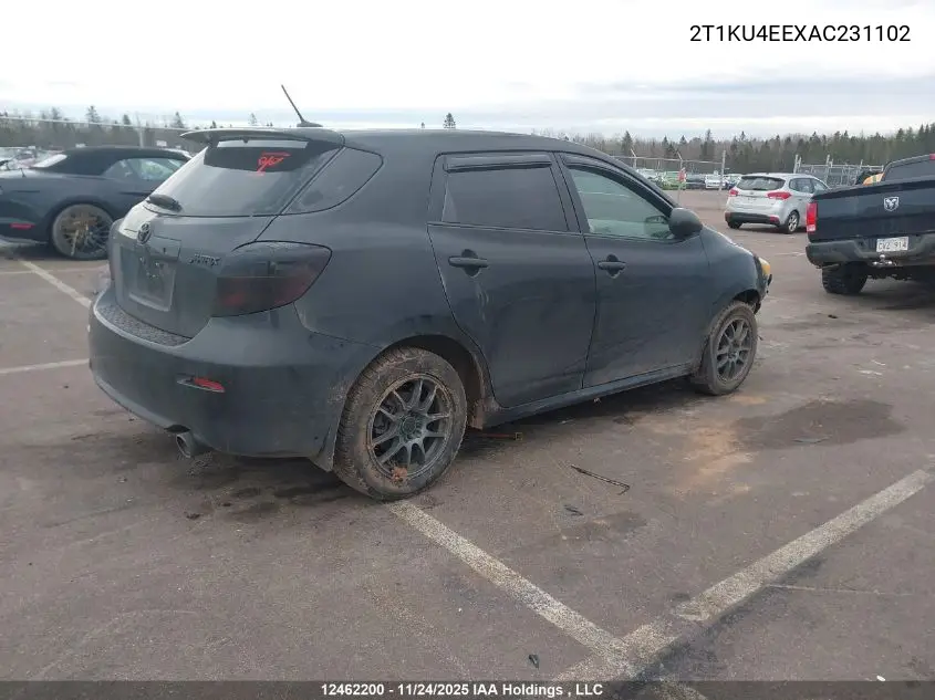 2T1KU4EEXAC231102 2010 Toyota Matrix Wagon