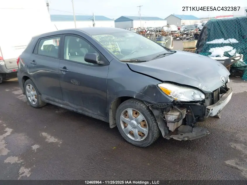 2T1KU4EE5AC432387 2010 Toyota Corolla Matrix