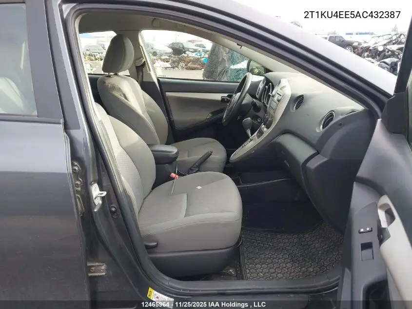 2T1KU4EE5AC432387 2010 Toyota Corolla Matrix