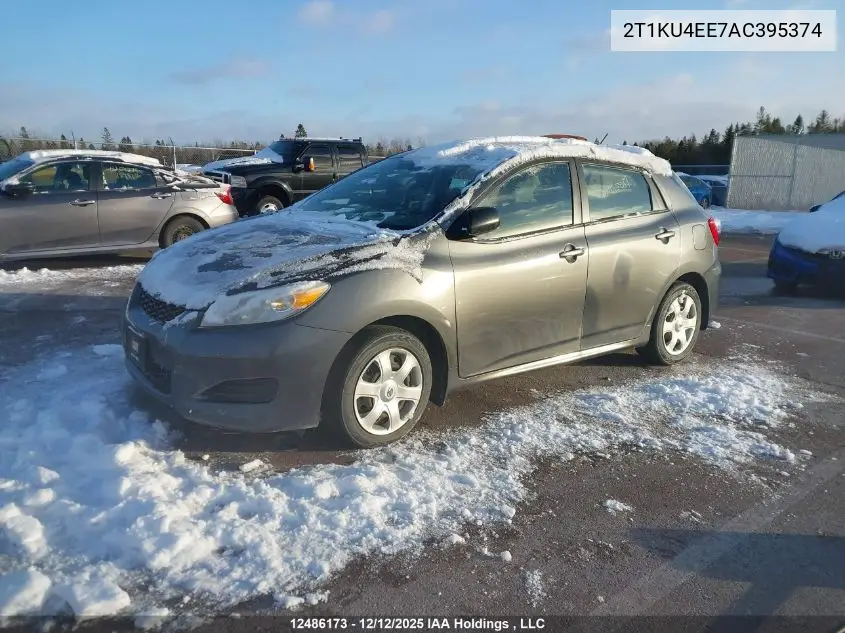 2T1KU4EE7AC395374 2010 Toyota Matrix