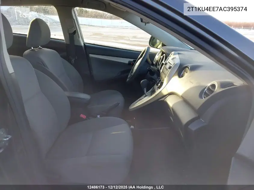 2T1KU4EE7AC395374 2010 Toyota Matrix
