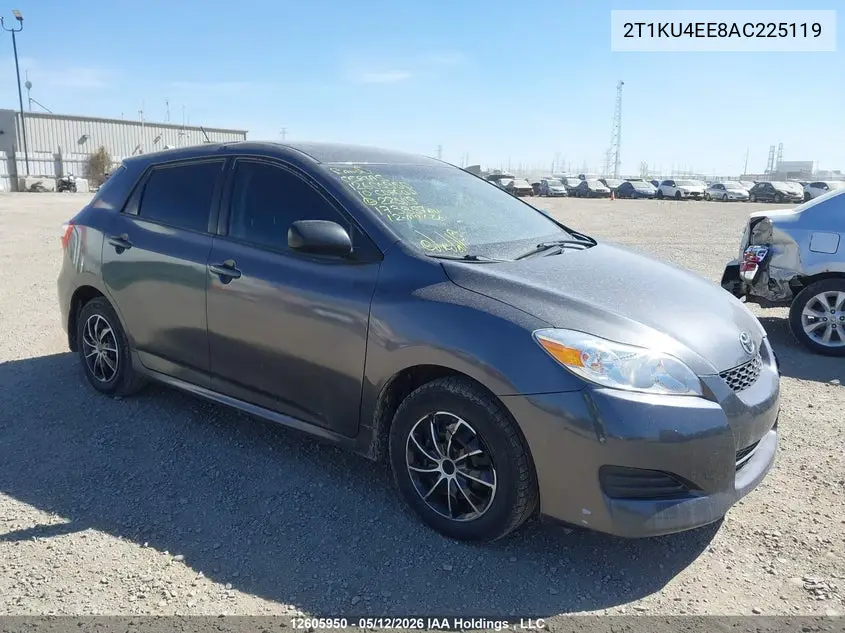 2010 Toyota Corolla Matrix VIN: 2T1KU4EE8AC225119 Lot: 12605950