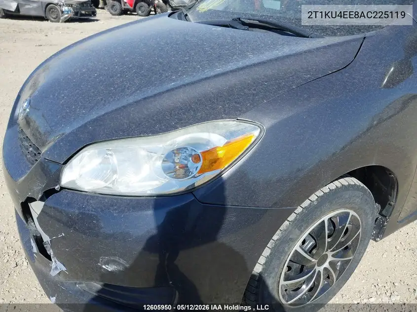 2010 Toyota Corolla Matrix VIN: 2T1KU4EE8AC225119 Lot: 12605950