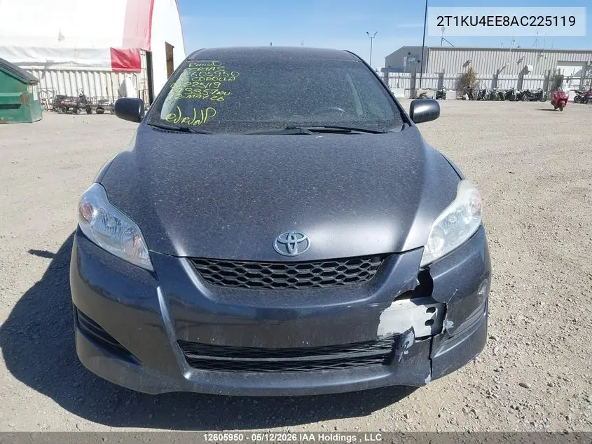 2010 Toyota Corolla Matrix VIN: 2T1KU4EE8AC225119 Lot: 12605950