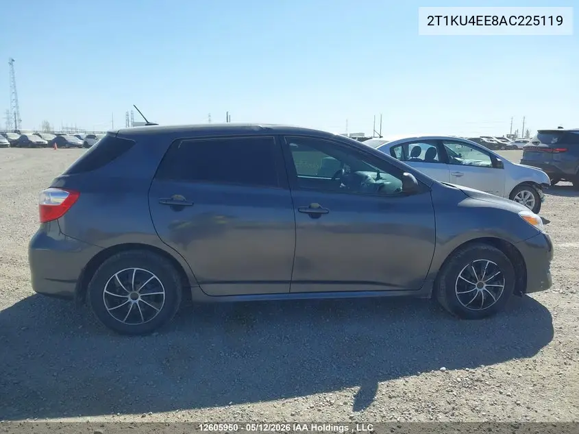 2010 Toyota Corolla Matrix VIN: 2T1KU4EE8AC225119 Lot: 12605950
