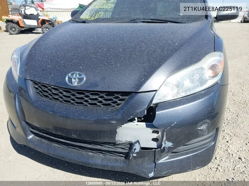 2010 Toyota Corolla Matrix VIN: 2T1KU4EE8AC225119 Lot: 12605950