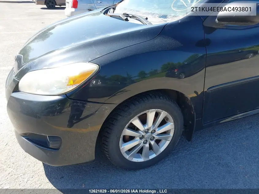 2010 Toyota Matrix VIN: 2T1KU4EE8AC493801 Lot: 12621829