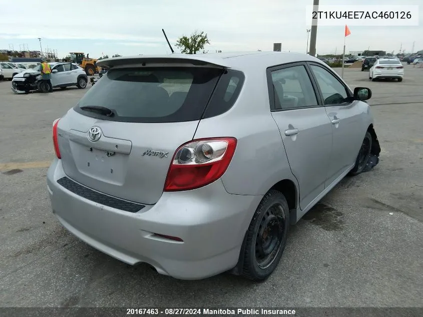 2T1KU4EE7AC460126 2010 Toyota Matrix