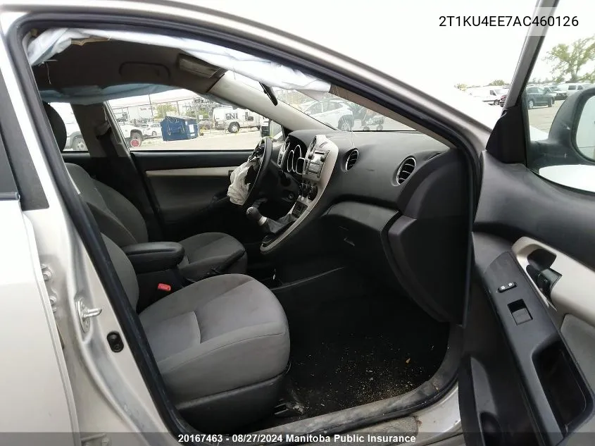 2T1KU4EE7AC460126 2010 Toyota Matrix