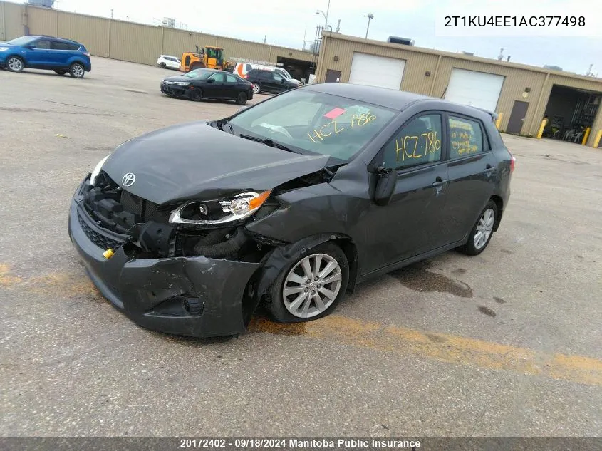 2010 Toyota Matrix VIN: 2T1KU4EE1AC377498 Lot: 20172402