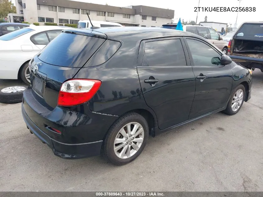 2010 Toyota Matrix VIN: 2T1KU4EE8AC256838 Lot: 37889643