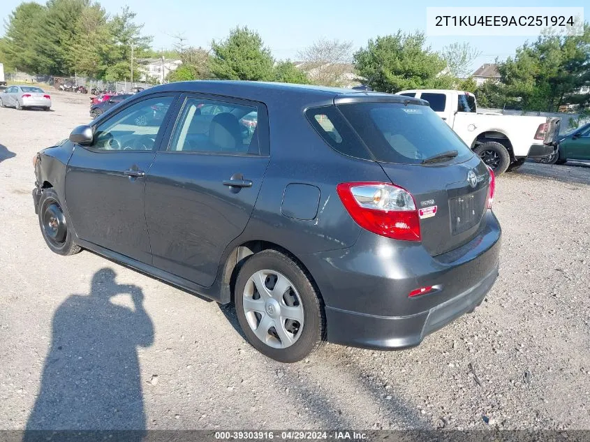 2T1KU4EE9AC251924 2010 Toyota Matrix