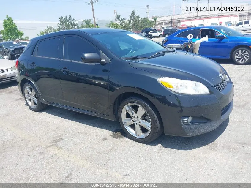 2T1KE4EE1AC045302 2010 Toyota Matrix S