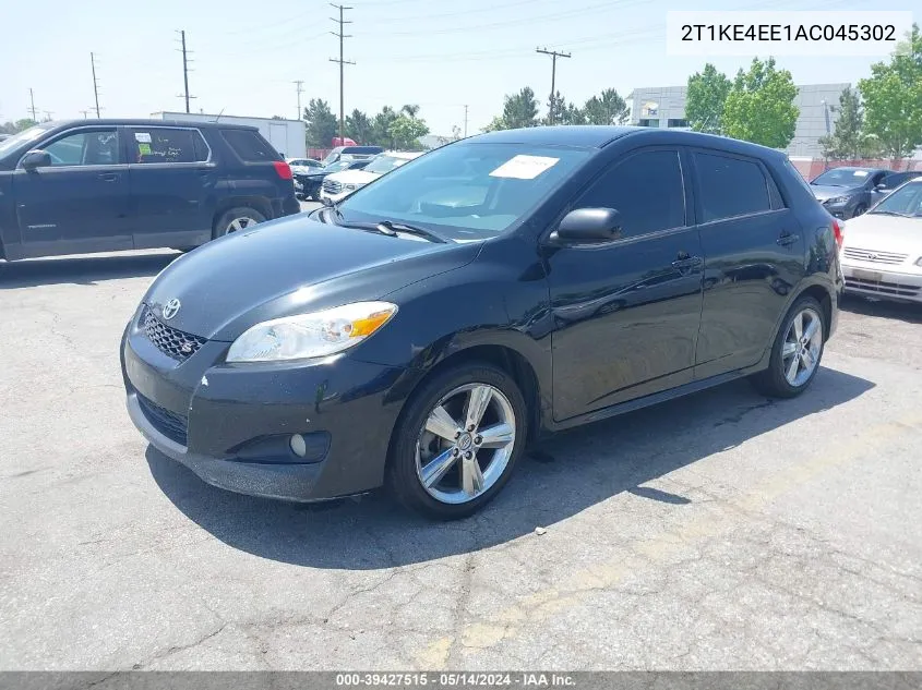 2T1KE4EE1AC045302 2010 Toyota Matrix S