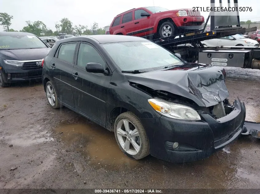 2010 Toyota Matrix S VIN: 2T1LE4EE5AC015076 Lot: 39436741